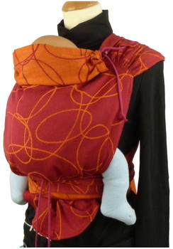 Didymos Didy-Tai Ellipsen rubin-mandarine