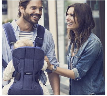 Baby Björn Tragesitz One denim blue/blue