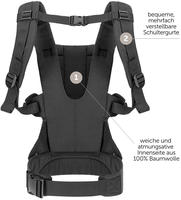 Fillikid W-05-06, Fillikid Babytrage Walk 4in1 - Schwarz