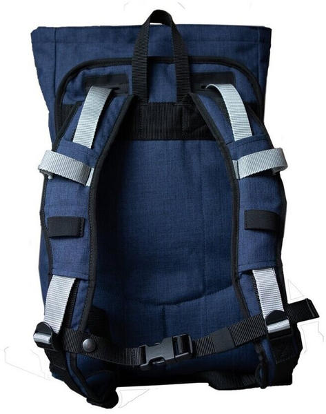 Homb Eltern-Rucksack mit Rückentrage marineblau