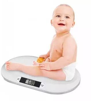 Esperanza EBS019 Digitale Babywaage, durchsichtig (EBS019)