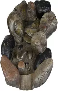 Köhko Wasserkaskaden Bachlaufelement aus Stein, 75cm, erweiterbar (14004Q)