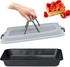 Relaxdays Backblech mit Deckel, 3in1 Kuchen Transportbox, BxT 40,5 x 32,5 cm, rechteckige Backform, Transporthaube, grau