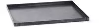 De Buyer - 5362.40 - Platte mit gerader Kante aus Stahlblech - L 40 cm/B 30...