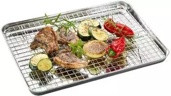 GEFU Bratentopf mit Grillrost, Edelstahl, 40,5cm (14766)