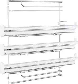 Beko 3-fach Teleskop-Vollauszug, silber, 37,3x25,5x4,6cm (4480100201)