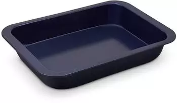 Zyliss Backblech mit extra hohem Rand, Antihaftbeschichtung, Carbonstahl, dunkelblau (E980190)
