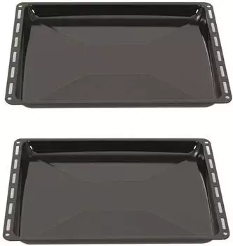ICQN Backblech-Set emailliert 445x375x25mm, 2-teilig