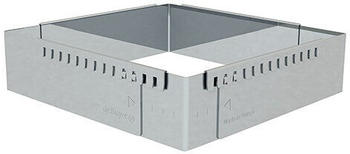 Silikomart Square stainless steel adaptable pastry frame 20 cm (013204)