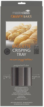 Kitchen Craft Baguette-Backform 39x16x2,5 cm Crusty Bake AH-Karbonstahl