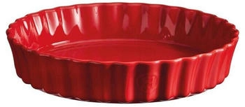 Emile Henry Torten- & Quicheform in granatapfel (24 cm)