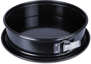St&auml;dter We love baking Serie Springform EMAILLE &oslash; 28 cm / H 7 cm Schwarz mit Flachboden