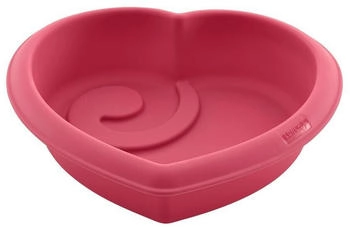 Lurch FlexiForm Herz 19cm Backform aus Silikon cotton candy