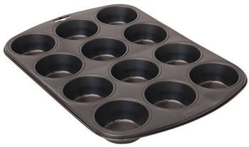 De Buyer Muffin tray non-stick steel 12 cavities 38 x 27 x 3.5 cm