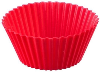 Westmark Silikon Muffinformen, rot 30142260 , 1 Packung = 6 St&uuml;ck