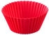Westmark Silikon Muffinformen, rot 30142260 , 1 Packung = 6 Stück