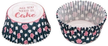 Städter MUFFIN FÖRMCHEN ALL YOU NEED IS CAKE MAXI 50 STÜCK NEU