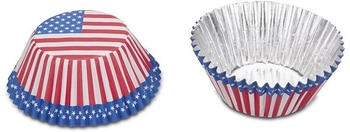 Städter Papier-Backförmchen USA 50 Stück Papierförmchen Backförmchen Muffin Form