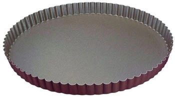 Gobel Fluted round tart pan fixed base 28 cm