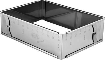 LARES Backrahmen eckig verstellbar mit Klemmung L: 25 - 46 cm, B: 17 - 32 cm, H: 7,5 cm