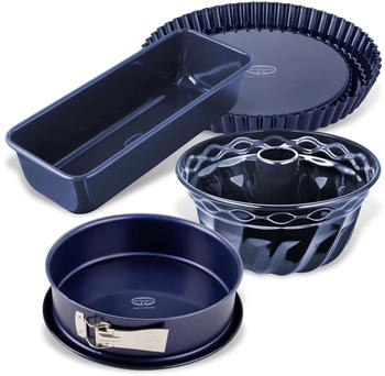 Dr. Oetker Backformen-Set Back-Liebe Ø 28 / 22 / 28 cm 4-teilig