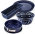 Dr. Oetker Backformen-Set Back-Liebe Ø 28 / 22 / 28 cm 4-teilig