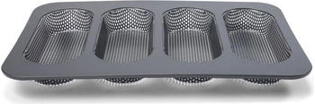 Patisse 6 coated aluminum Pasteis de Nata molds, 8 cm