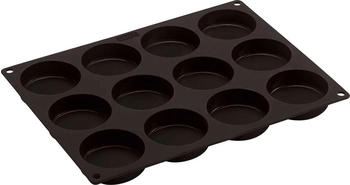 Lurch FlexiForm Burger Buns Backform für 12 Burger Brötchen Braun (85087)