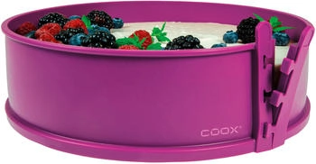coox Springform mit Glasboden 26 cm lila