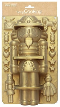 ScrapCooking Nutcracker silicone mold 33 x 17.4 x 6.7 cm