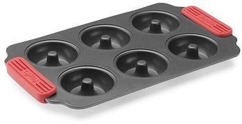 Lékué antihaft Donutsform 6 Stk Rot