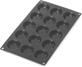 Lékué Tarteletteform Silikon 15 Stk. Schwarz