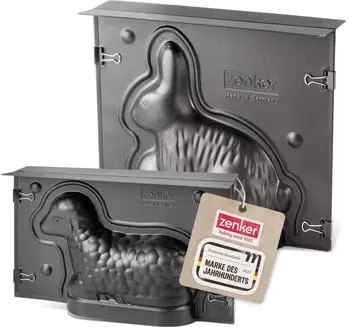 Zenker Backformen-Set "Hase und L&auml;mmchen", 2-teilig