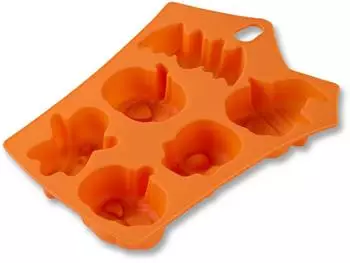 Zenker Happy Halloween Baking Minikuchenform/Eisw&uuml;rfelformer Halloween-Motive