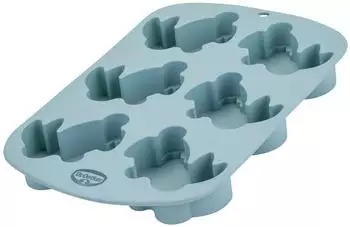 Dr. Oetker Backform H&auml;schen Vintage Oster Manufaktur, Silikon, 6cm