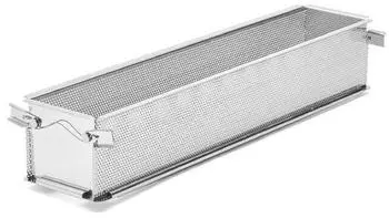 De Buyer Air-System 48 x 9 cm aufklappbar Edelstahl gelocht (3210.48)