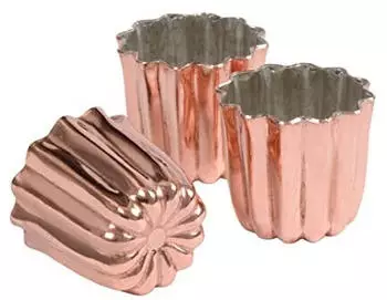 Patisse Cannel&eacute;-F&ouml;rmchen Bordelais Kupfer 5,5cm, 3er-Set (719197)
