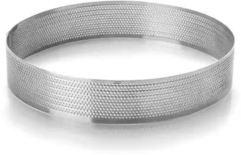 Lacor Perforierter Tortenring Edelstahl 18/10, &Oslash;28cm, 3,5cm (68568)