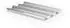 De Buyer Backblech Baguette Edelstahl perforiert Silber