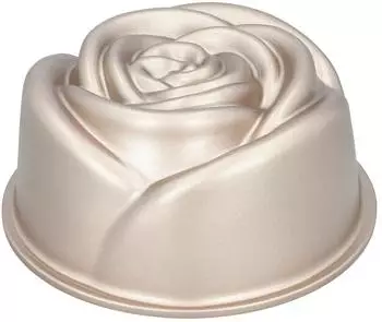 Birkmann Contoura Rose Gugelhupfform Aluguss antihaftbeschichtet, Ø18cm (887367)