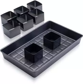Zenker Buchstaben- & Zahlen-Kuchenform-Set, 9-teilig