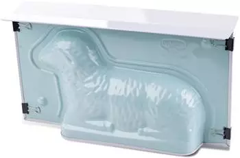 Dr. Oetker Backform Lamm Vintage Oster Manufaktur, hellblau