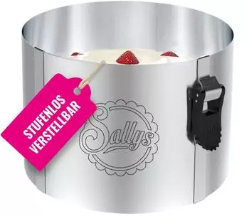 Sallys Tortenring V2 Edelstahl 10 cm