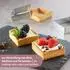 Westmark Tartelette-Rahmen quadratisch 7x7cm, 4 Stück (341122E3)