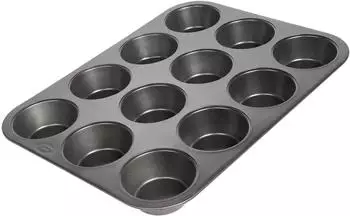 Wenco Muffinform 12er, antihaft, Karbonstahl (555111)