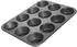 Wenco Muffinform 12er, antihaft, Karbonstahl (555111)