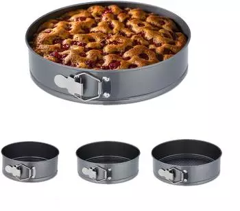 Relaxdays Springform-Set, 4er-Set