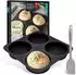 Moritz & Moritz Backform Brot & Burger Silikon, rund 12cm Ø, inkl. Teigschaber & Rezeptheft (2LE0906-CF-390)