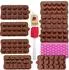 Intirilife Backformen-Set 10-teilig, Silikon, antihaftbeschichtet, mehrfarbig (IL-100694)