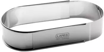 LARES Backrahmen oval, Stollen- und Brotform, Edelstahl, verstellbar (HU-XI-103)